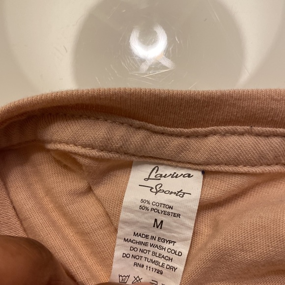 LAVIVA SPORTS LET’S ROOT FOR EACH OTHER WOMEN PINK T-SHIRT SIZE M - Picture 6 of 7